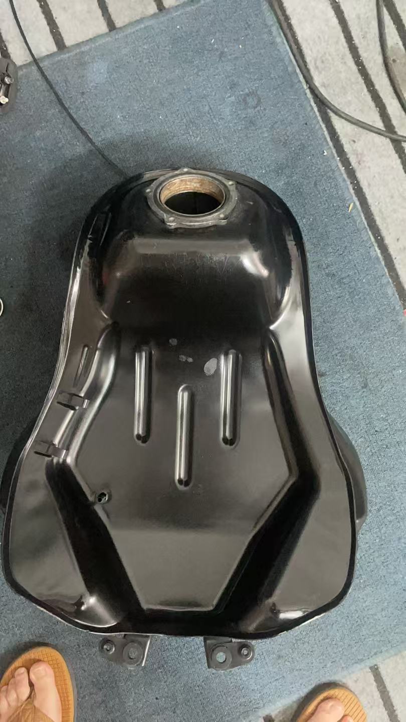 Used OEM Kawasaki Z1000 Fuel Tank OEM 510010791739 – Repainted M.F.S. Black PN:5 — Photo 11 of 11