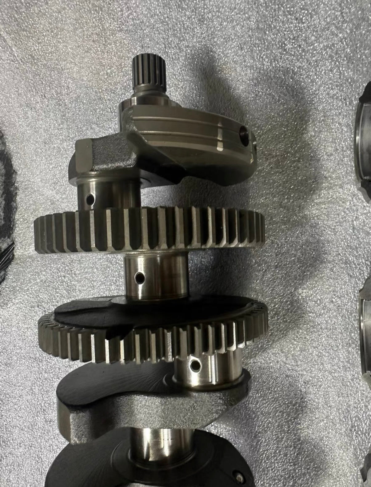 06-11 Kawasaki ZX14R ZX14 ZZR1400 Crankshaft Crank Shaft Connecting Con Rod