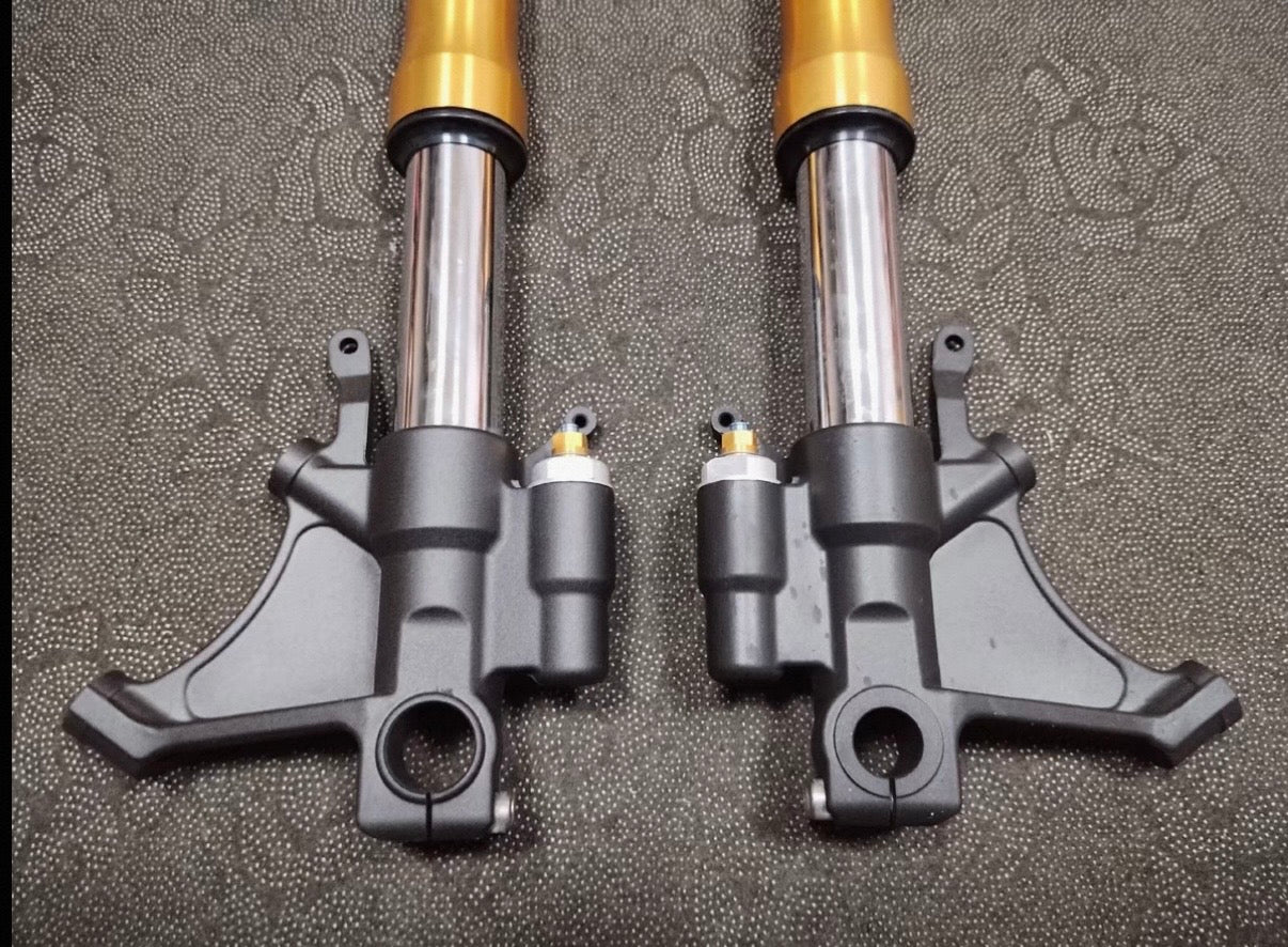 09-16 Yamaha YZF-R6 Front Fork Suspension Straight Used