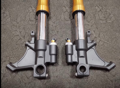 09-16 Yamaha YZF-R6 Front Fork Suspension Straight Used