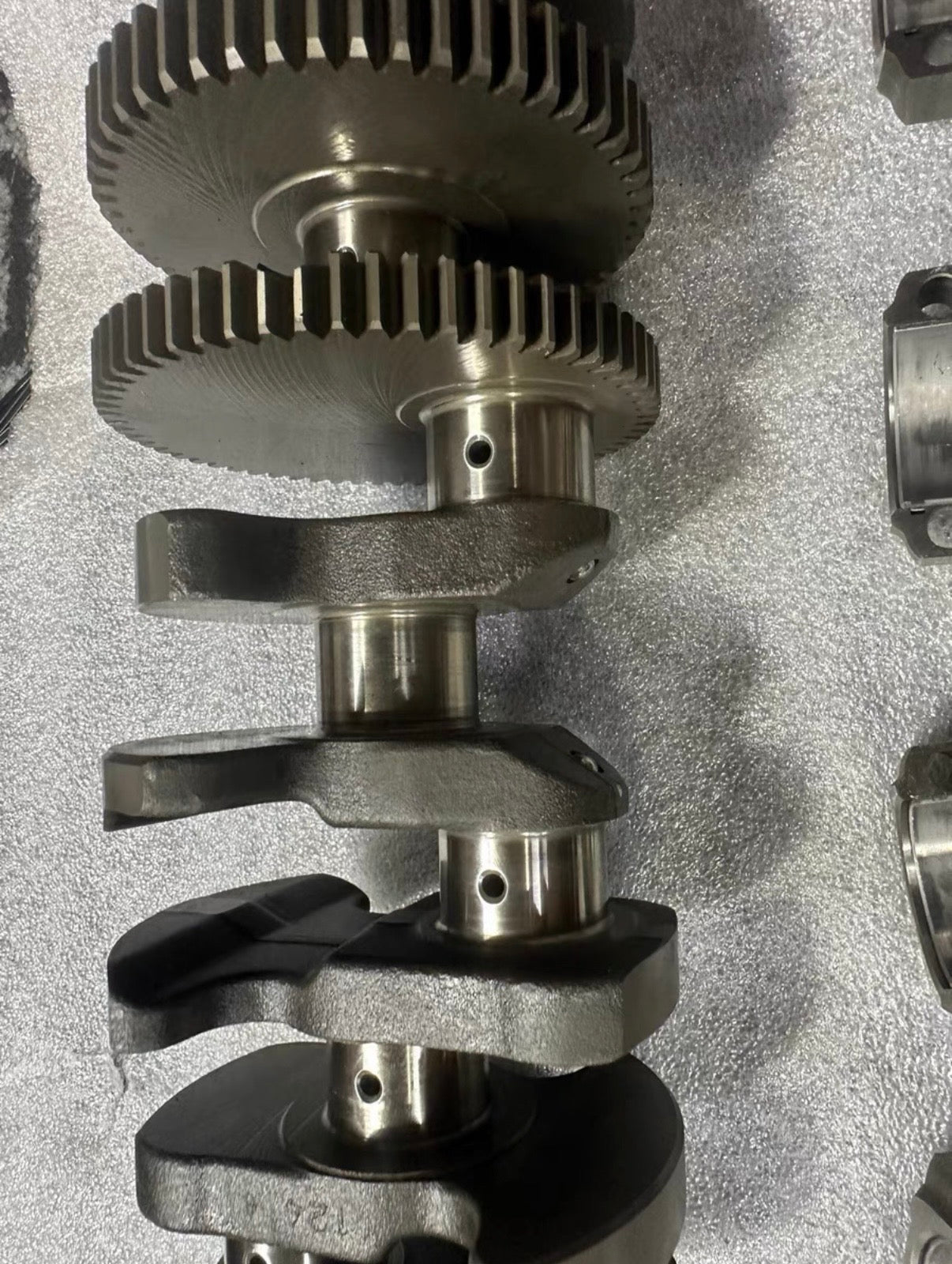 06-11 Kawasaki ZX14R ZX14 ZZR1400 Crankshaft Crank Shaft Connecting Con Rod