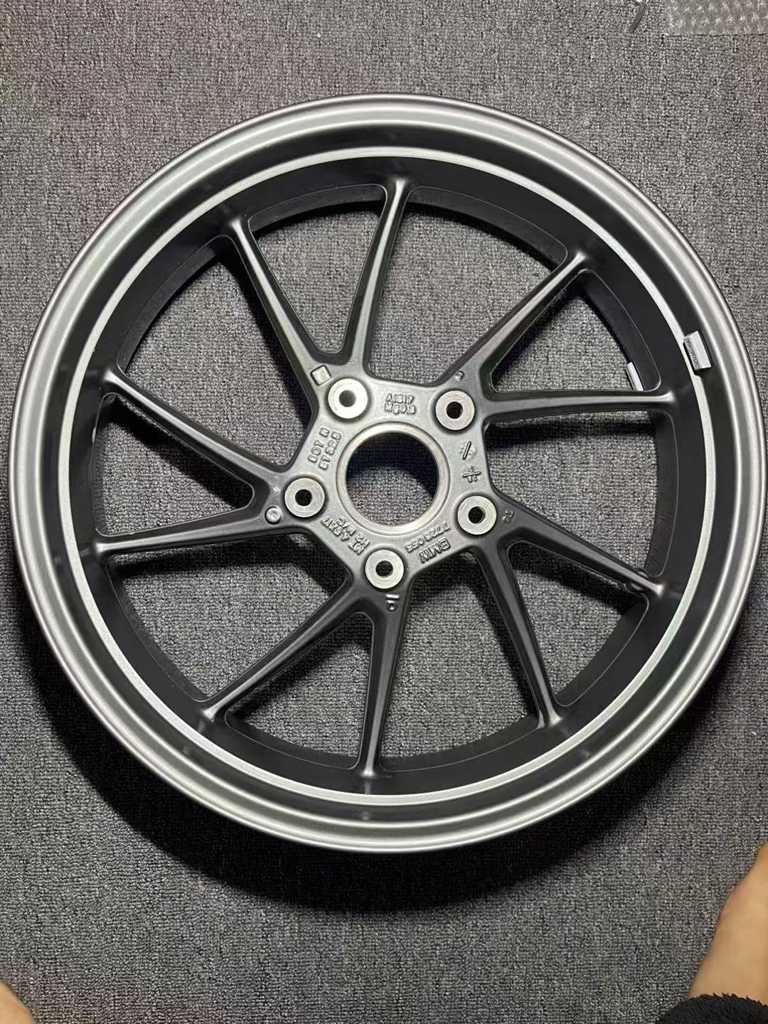 Front & Rear Wheel Rim Set - BMW R1200GS LC (2013-2018) | Refurbished Matte Silver OEM