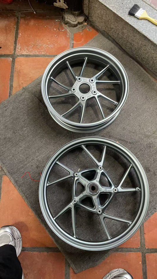 Refurbished OEM BMW R1200GS Front & Rear Wheel Set 2011-2018 | Factory Recoat