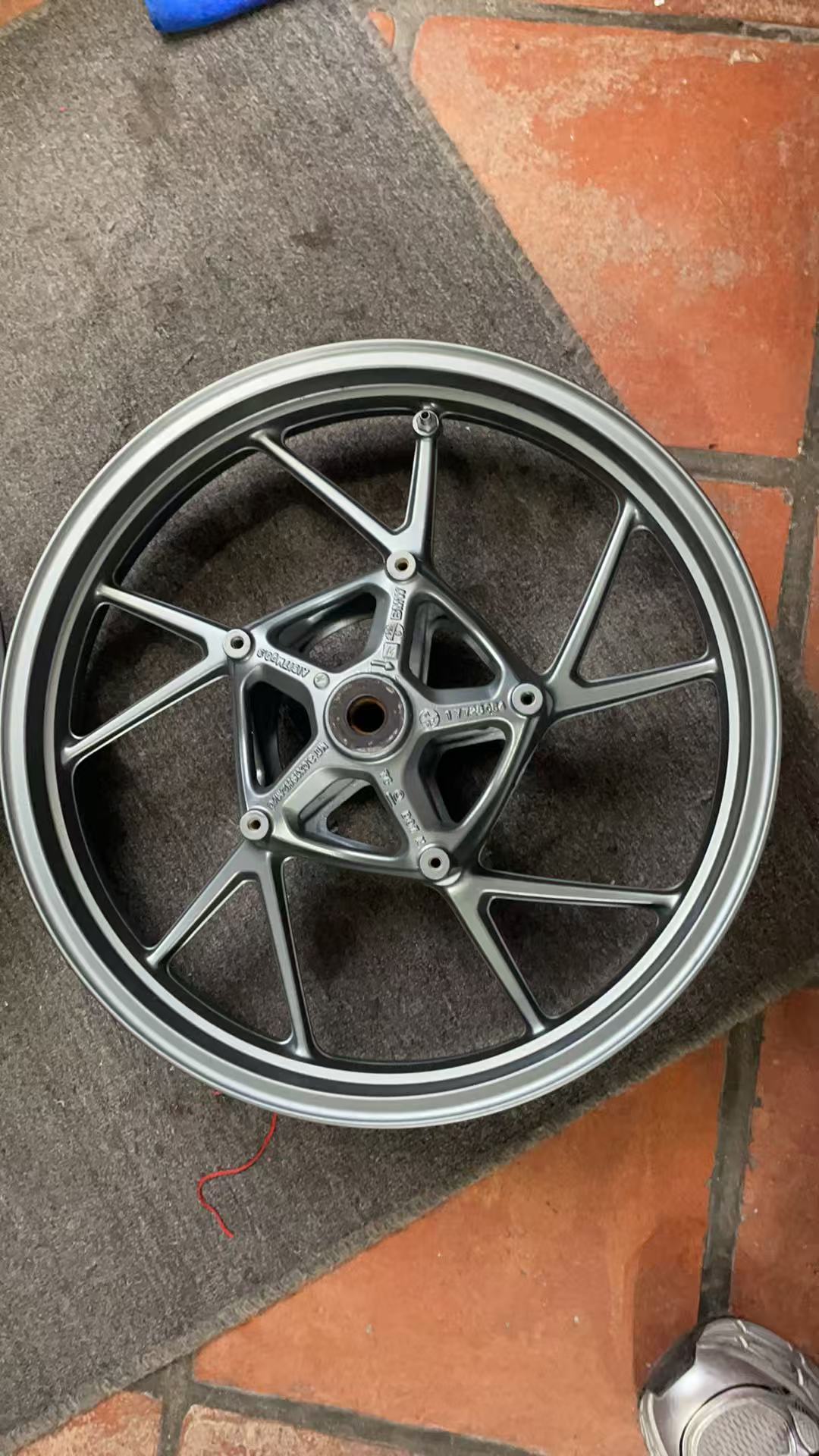 Refurbished OEM BMW R1200GS Front & Rear Wheel Set 2011-2018 | Factory Recoat