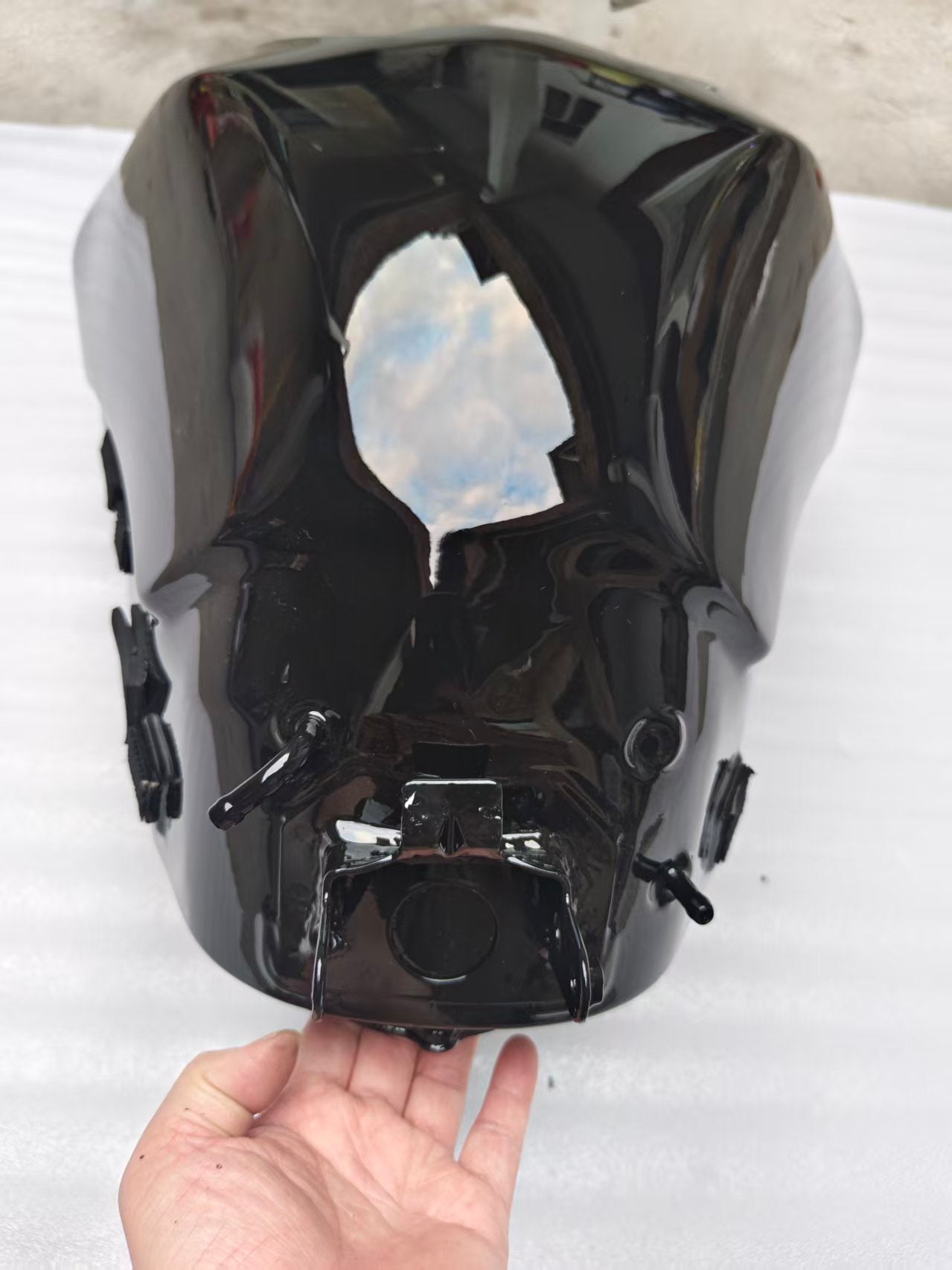 13-18 Kawasaki Zx6r 636 Fuel Gas Tank Repainting Black