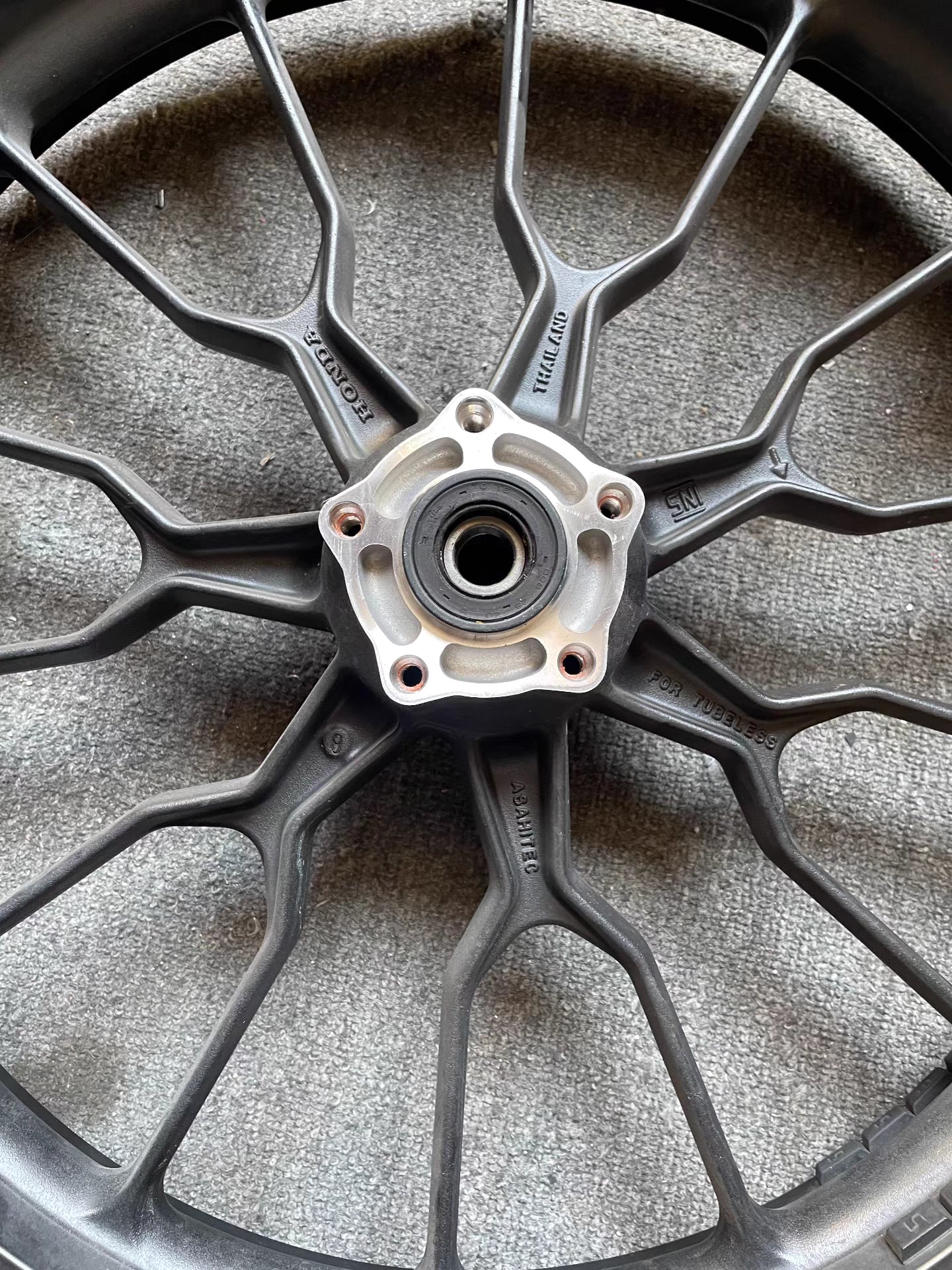 Genuine OEM Front Wheel Rim (19-Inch) - Honda CB500X (2019-2024) | Grade A Condition & Verified Straight #44650-MKP-J80
