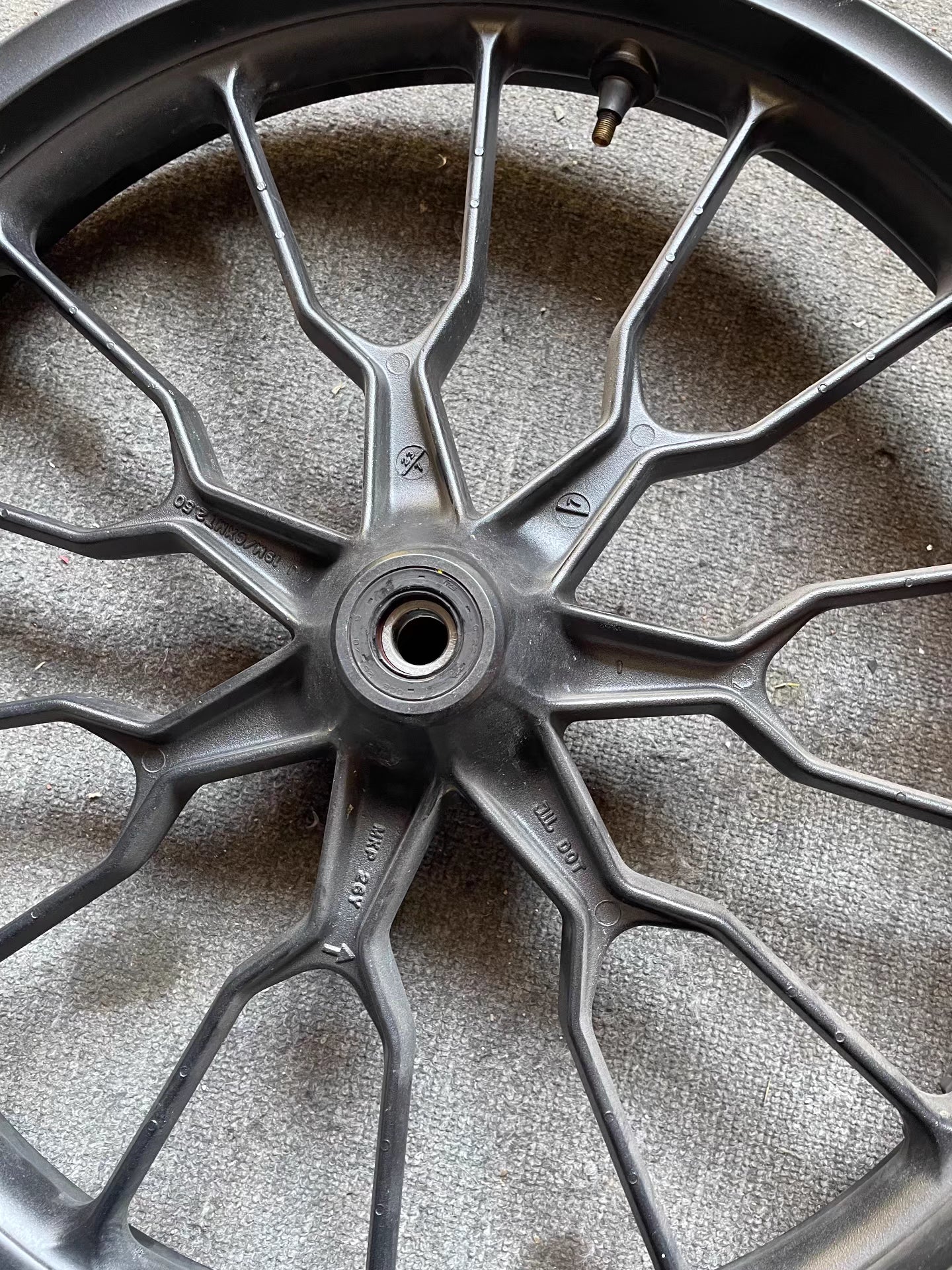 Genuine OEM Front Wheel Rim (19-Inch) - Honda CB500X (2019-2024) | Grade A Condition & Verified Straight #44650-MKP-J80
