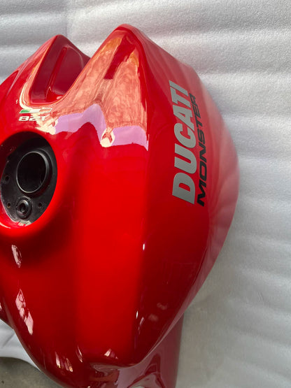 Repainted OEM Ducati Monster 821 Fuel Tank 58612001CA Gloss Red | Builder Price