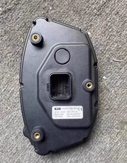 Ducati 848 1098 1198 Instrument Cluster OEM 40610734B with Matched Key | Plug & Play