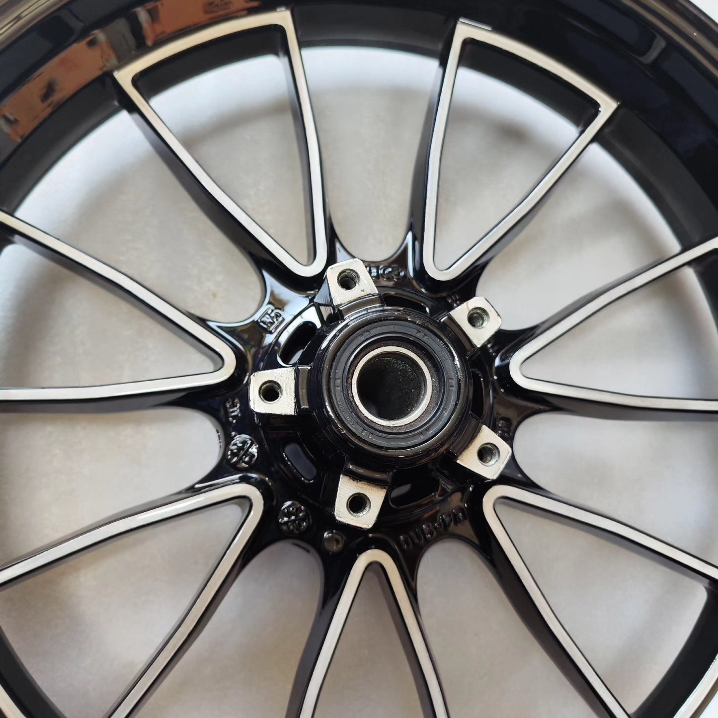 Used Ducati Diavel 1200 Front Wheel 17 Repainted Gloss Black OEM 50122081AA