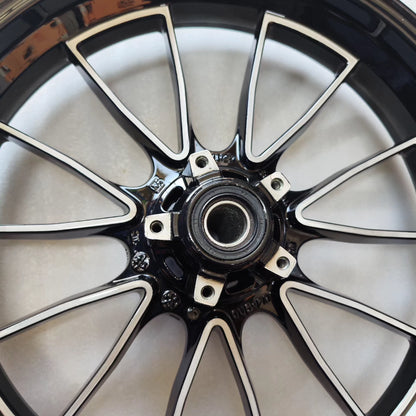 Used Ducati Diavel 1200 Front Wheel 17 Repainted Gloss Black OEM 50122081AA