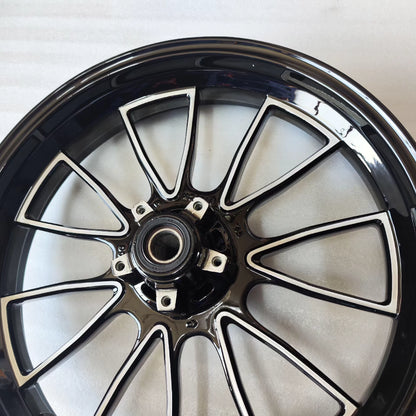 Used Ducati Diavel 1200 Front Wheel 17 Repainted Gloss Black OEM 50122081AA