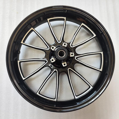 Used Ducati Diavel 1200 Front Wheel 17 Repainted Gloss Black OEM 50122081AA