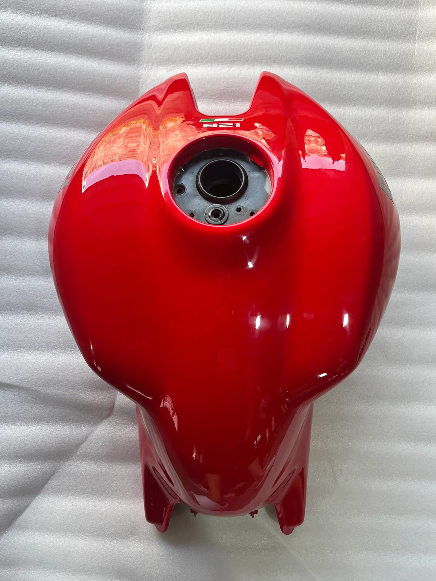 Repainted OEM Ducati Monster 821 Fuel Tank 58612001CA Gloss Red | Builder Price