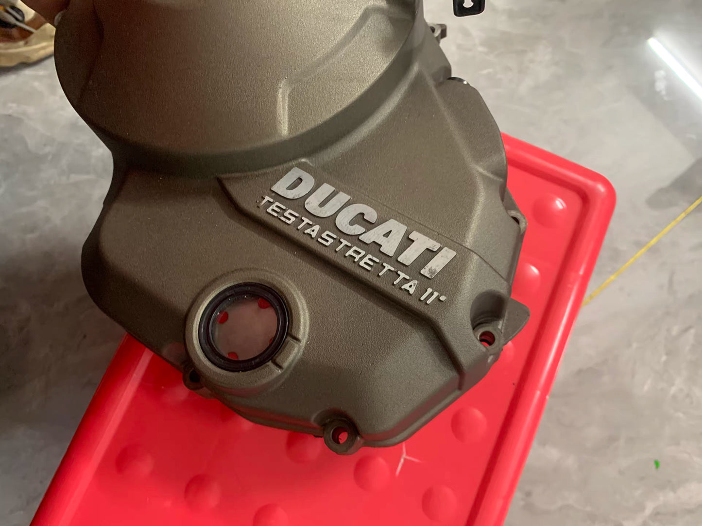 Repainted OEM Ducati Monster 821 Clutch Cover 24321391AC | Builder Price