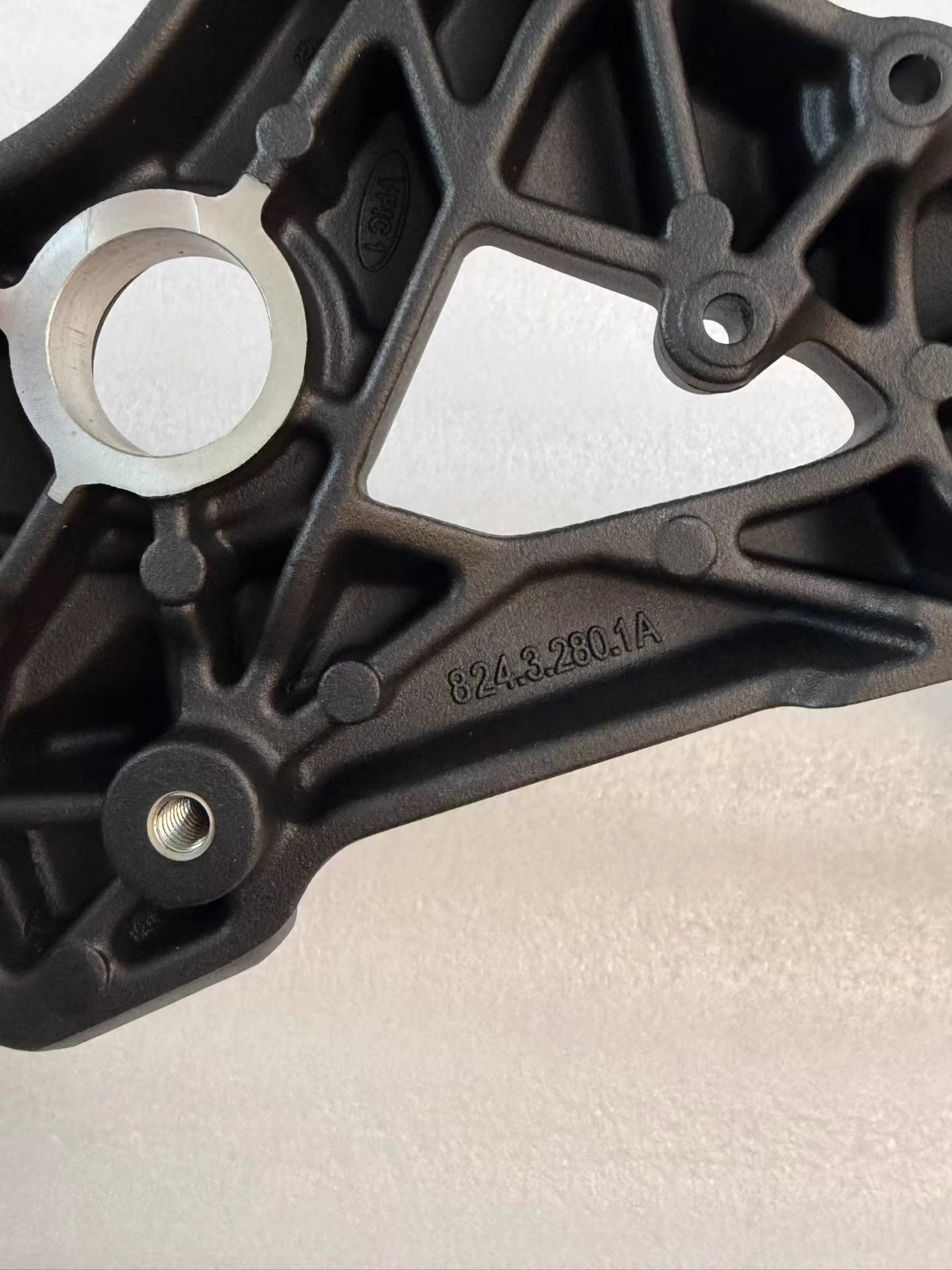 Refurbished OEM Ducati Monster 821 1200 Right Foot Peg Plate 2014-2017 | Satin Black
