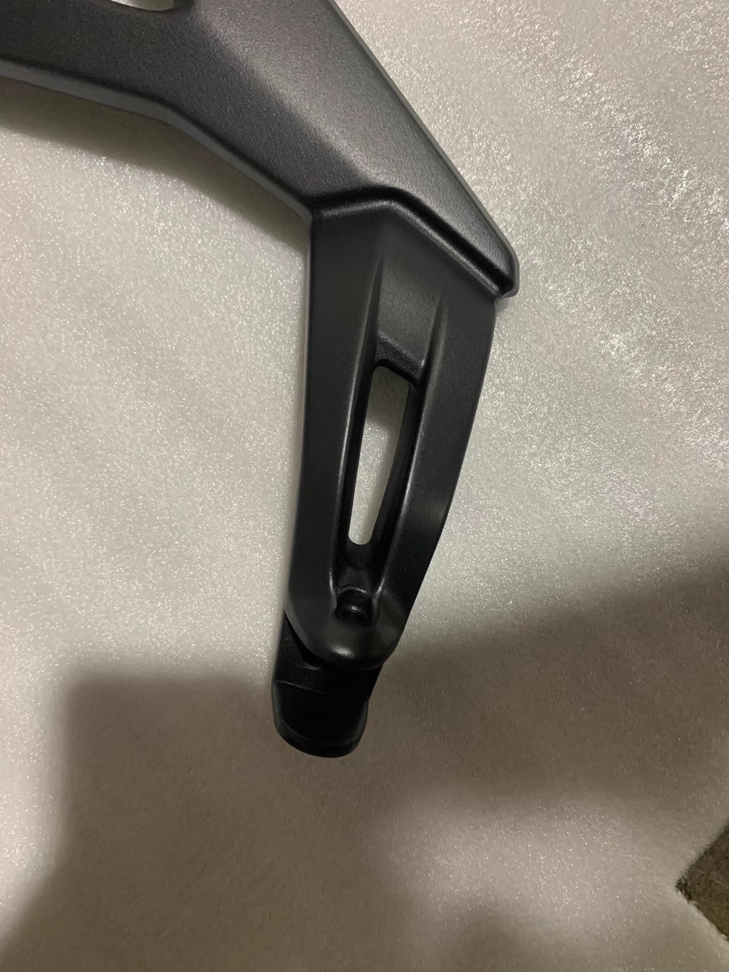 Refurbished OEM Ducati Monster 821 1200 Left Foot Peg Plate 2014-2017 | Satin Black