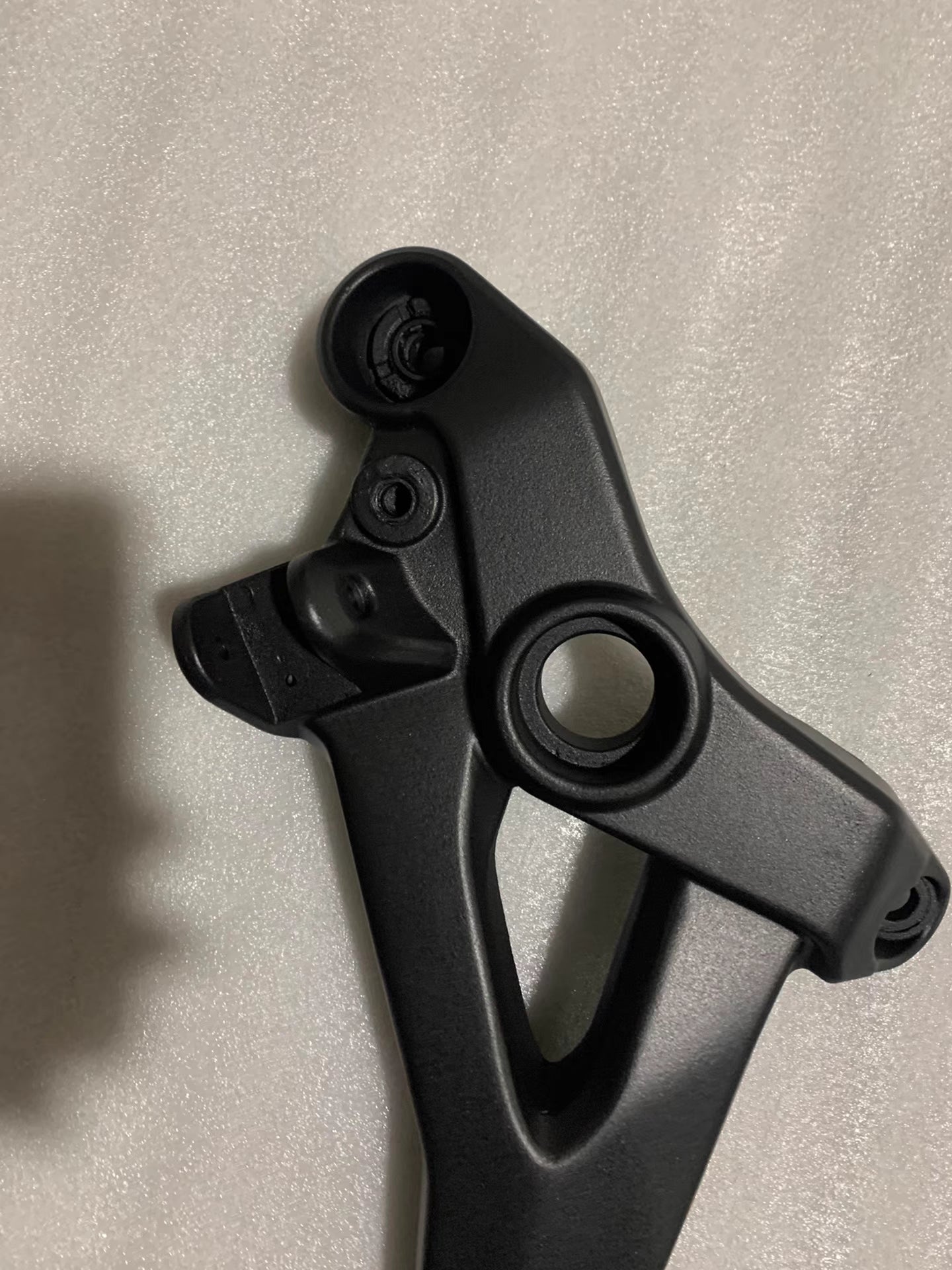 Refurbished OEM Ducati Monster 821 1200 Left Foot Peg Plate 2014-2017 | Satin Black