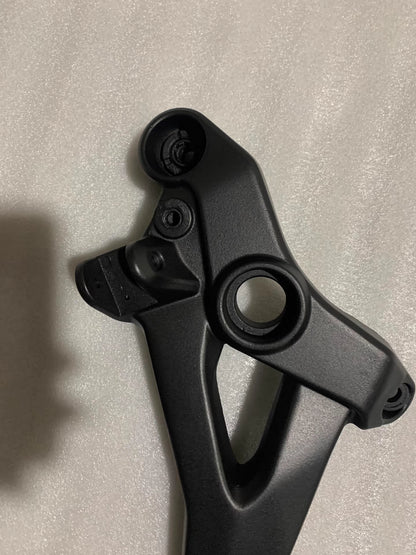 Refurbished OEM Ducati Monster 821 1200 Left Foot Peg Plate 2014-2017 | Satin Black