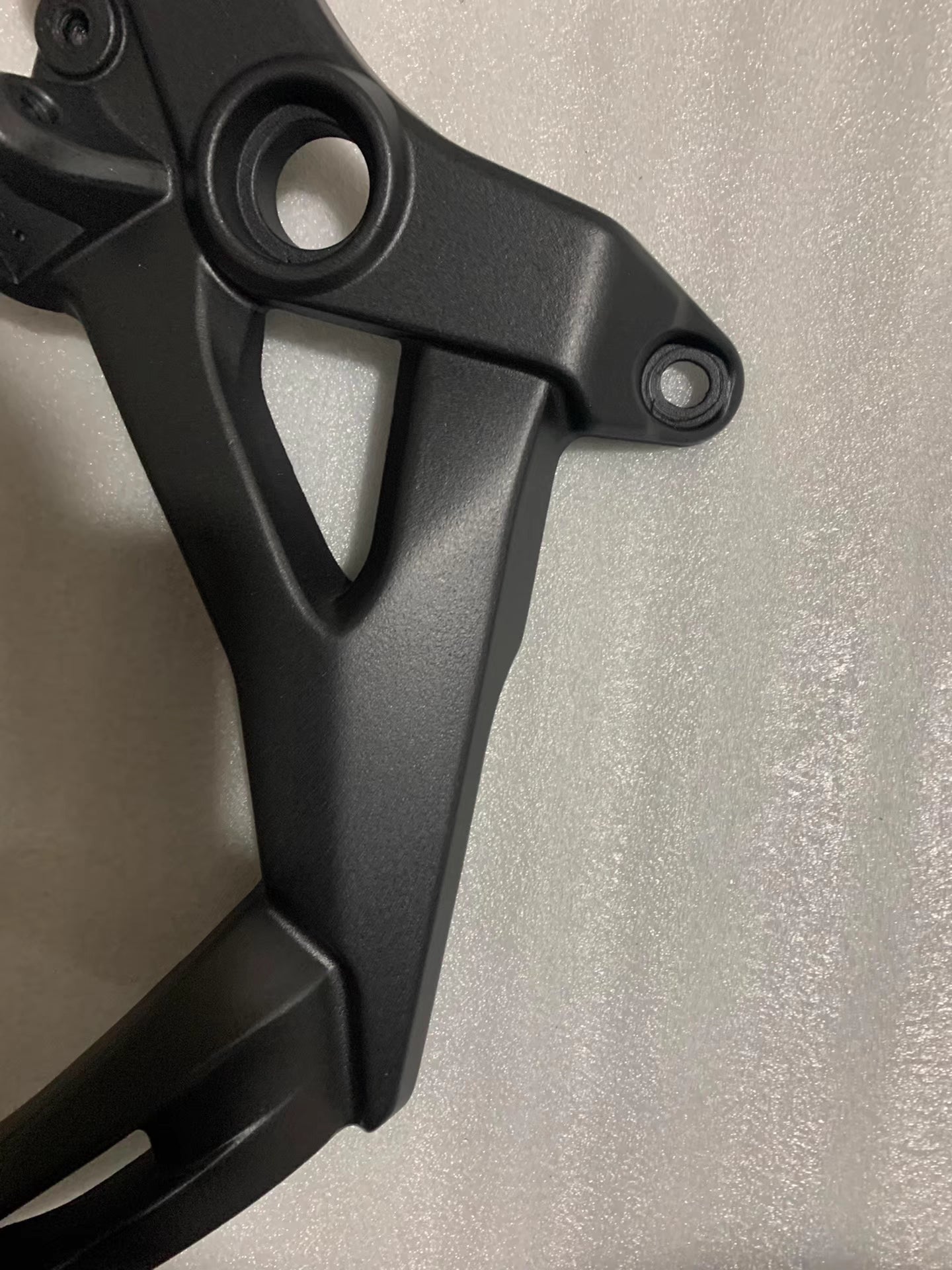 Refurbished OEM Ducati Monster 821 1200 Left Foot Peg Plate 2014-2017 | Satin Black