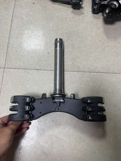 Used OEM Ducati Panigale V2 Lower Triple Clamp + Steering Stem 2020-2025