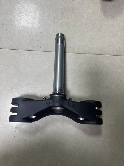 Used OEM Ducati Panigale V2 Lower Triple Clamp + Steering Stem 2020-2025