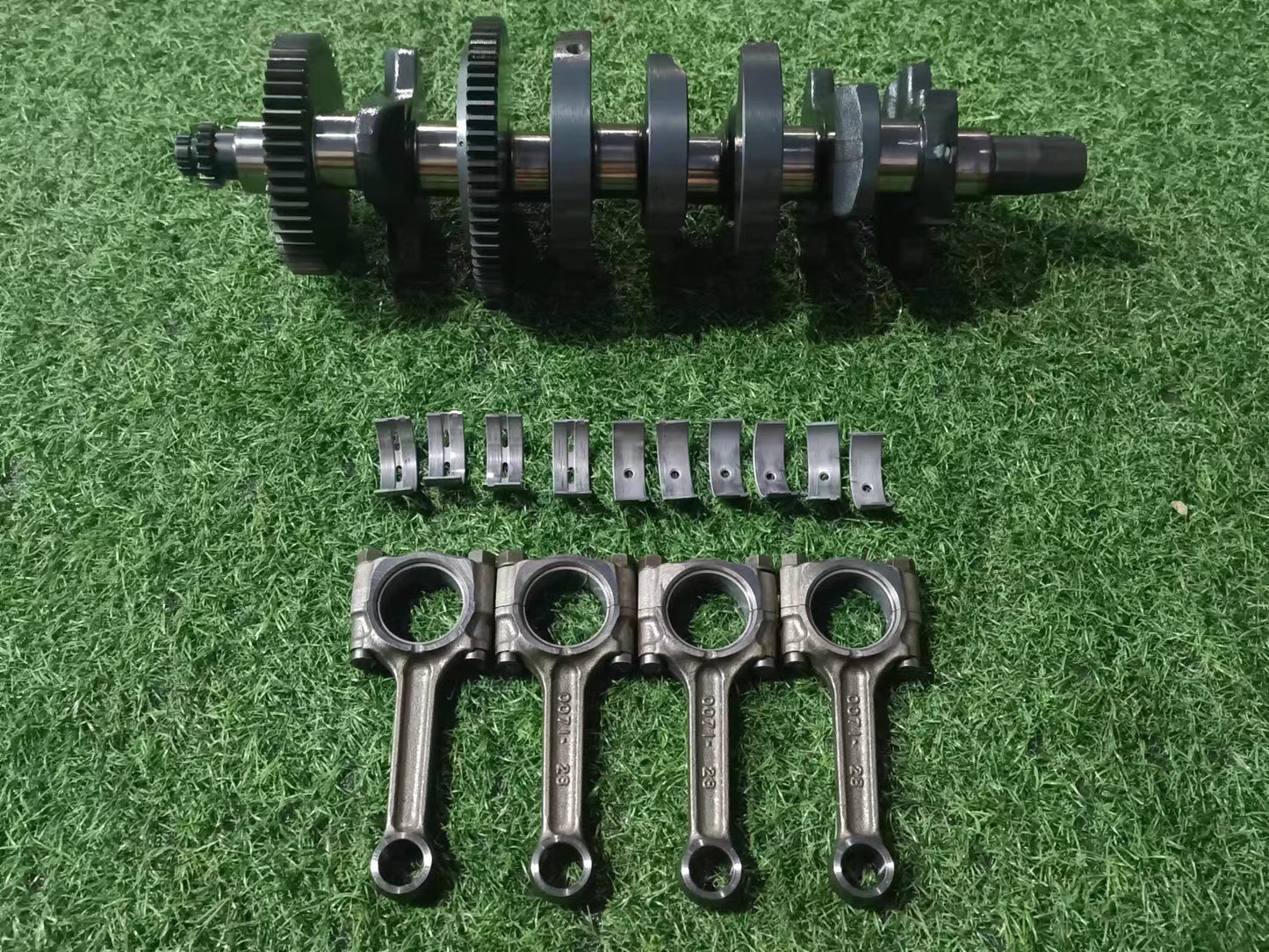Engine Crankshaft Assembly - Kawasaki Z1000 (2014-2020) - With Rods & Bearings
