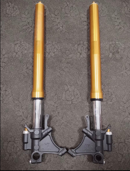 09-16 Yamaha YZF-R6 Front Fork Suspension Straight Used