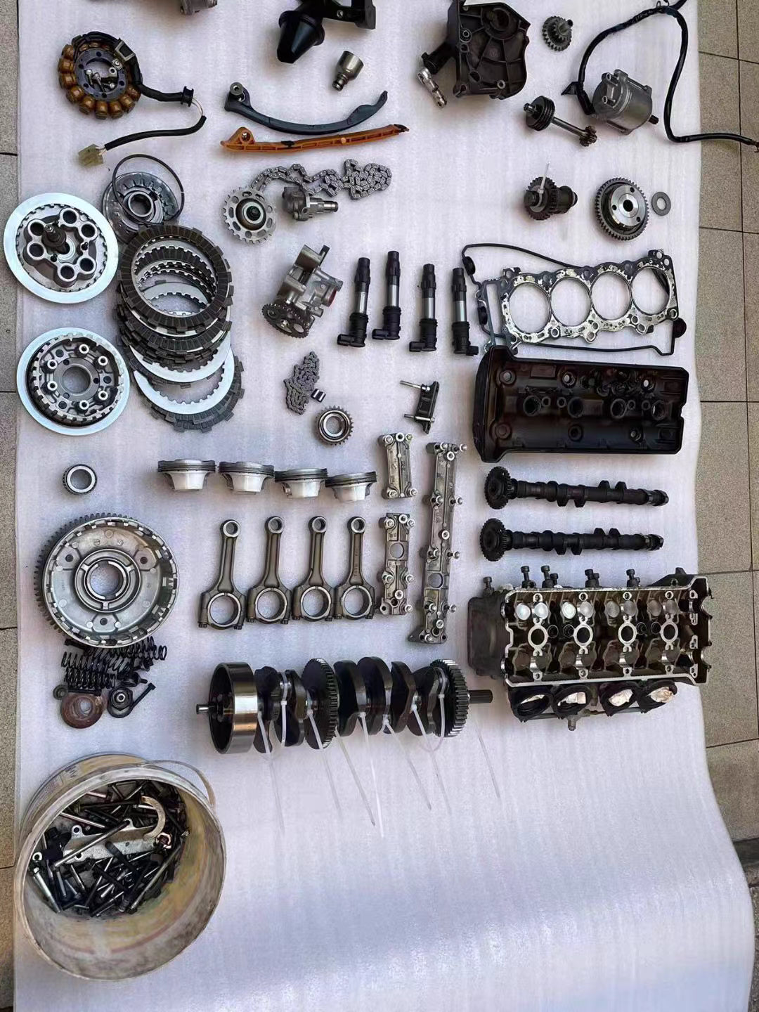 [Engine Breaking] Suzuki GSX-R1000 (2009-2016) K9-L6 Engine Parts | Crankshaft, Head, Gearbox