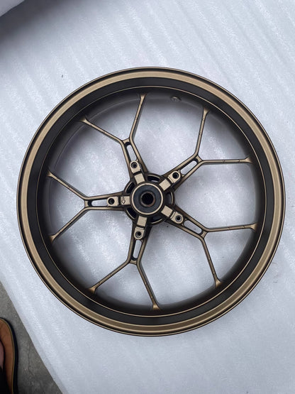 Refurbished OEM Honda CBR650R CB650R Front Wheel 2021-2025 - Gold Brown Bronze