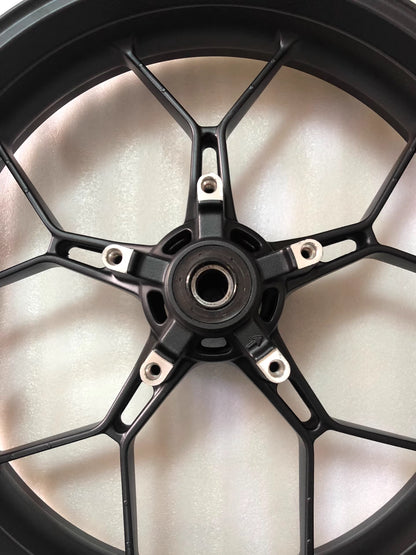 Refurbished OEM Honda CBR650R CB650R Front Wheel 2021-2025 - Mat Black w/ Bearings