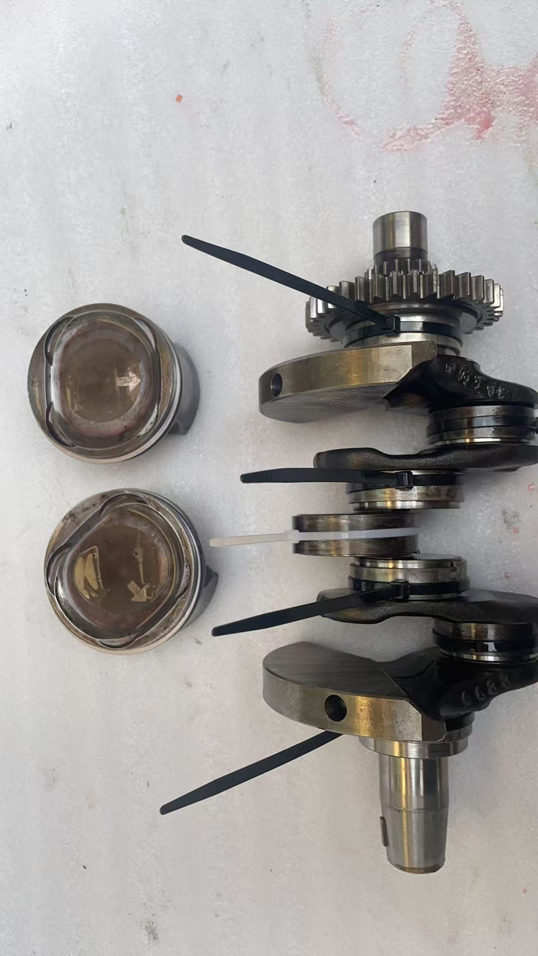 Engine Crankshaft Assembly - BMW F800GS F800R F800ST With Piston (2006-2018) - Part #21218537774