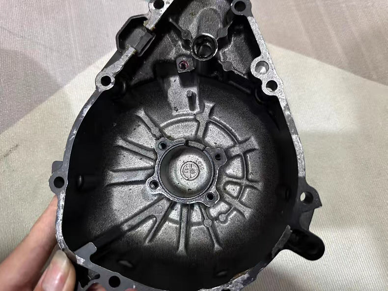 Engine Clutch Cover & Pulse Cover Assembly Kit - KAWASAKI Z1000 / SX ABS (2010-2016) - Professionally Repainted | OEM 14032-0589 14031-0131