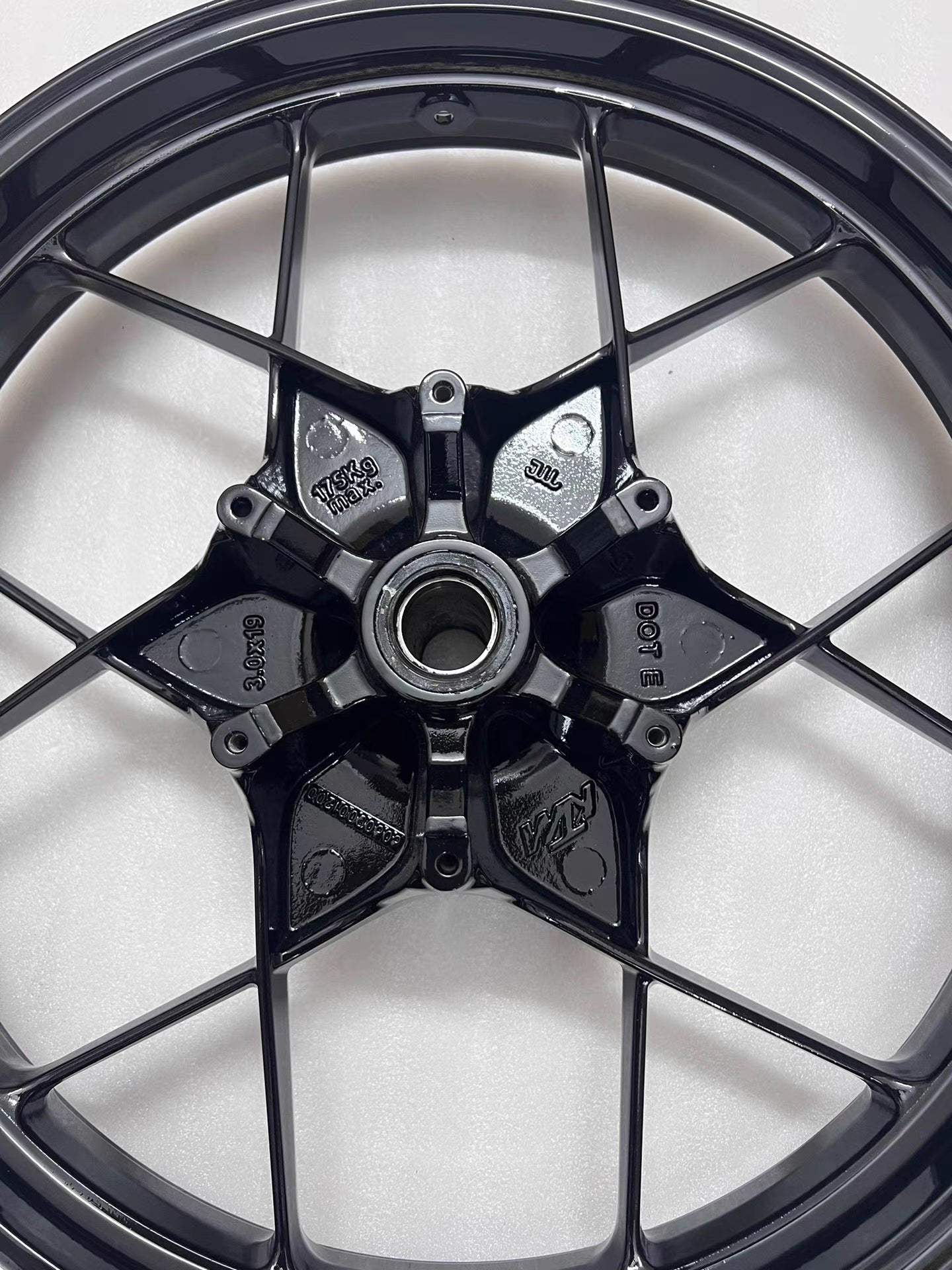 Refurbished OEM KTM Super Adventure Front Wheel 19" 1050-1290 - Gloss Black w/ Bearings