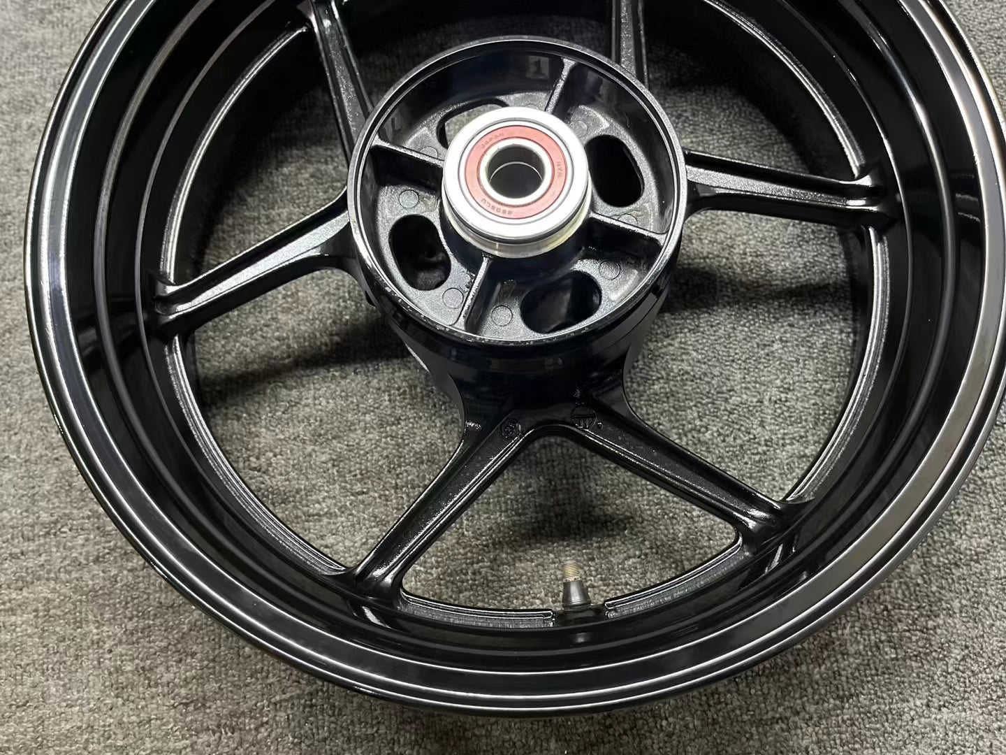 Front & Rear Wheel Rim Set - Kawasaki Ninja ZX-6R / 636 (2009-2024) | Refurbished Black OEM