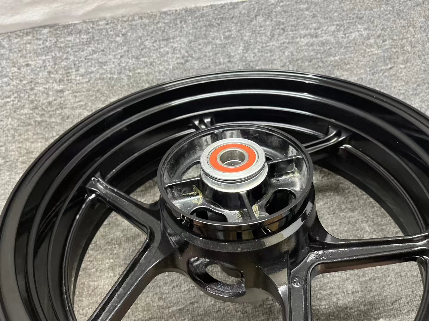 Front & Rear Wheel Rim Set - Kawasaki Ninja ZX-6R / 636 (2009-2024) | Refurbished Black OEM