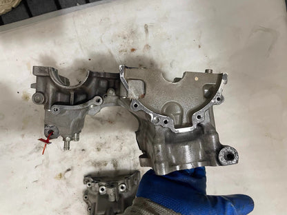 Genuine Kawasaki ZX6R Engine Crankcase Set (2013-2018) | OEM Matched Pair 14001-0611