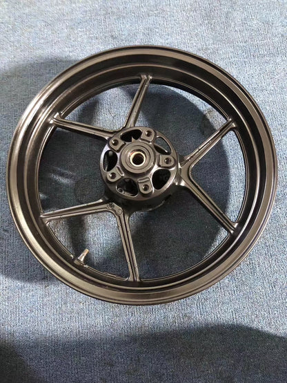 Premium Refurbished OEM Kawasaki Z1000 Front Wheel Rim - Gloss Black | 2014-2019 Fit