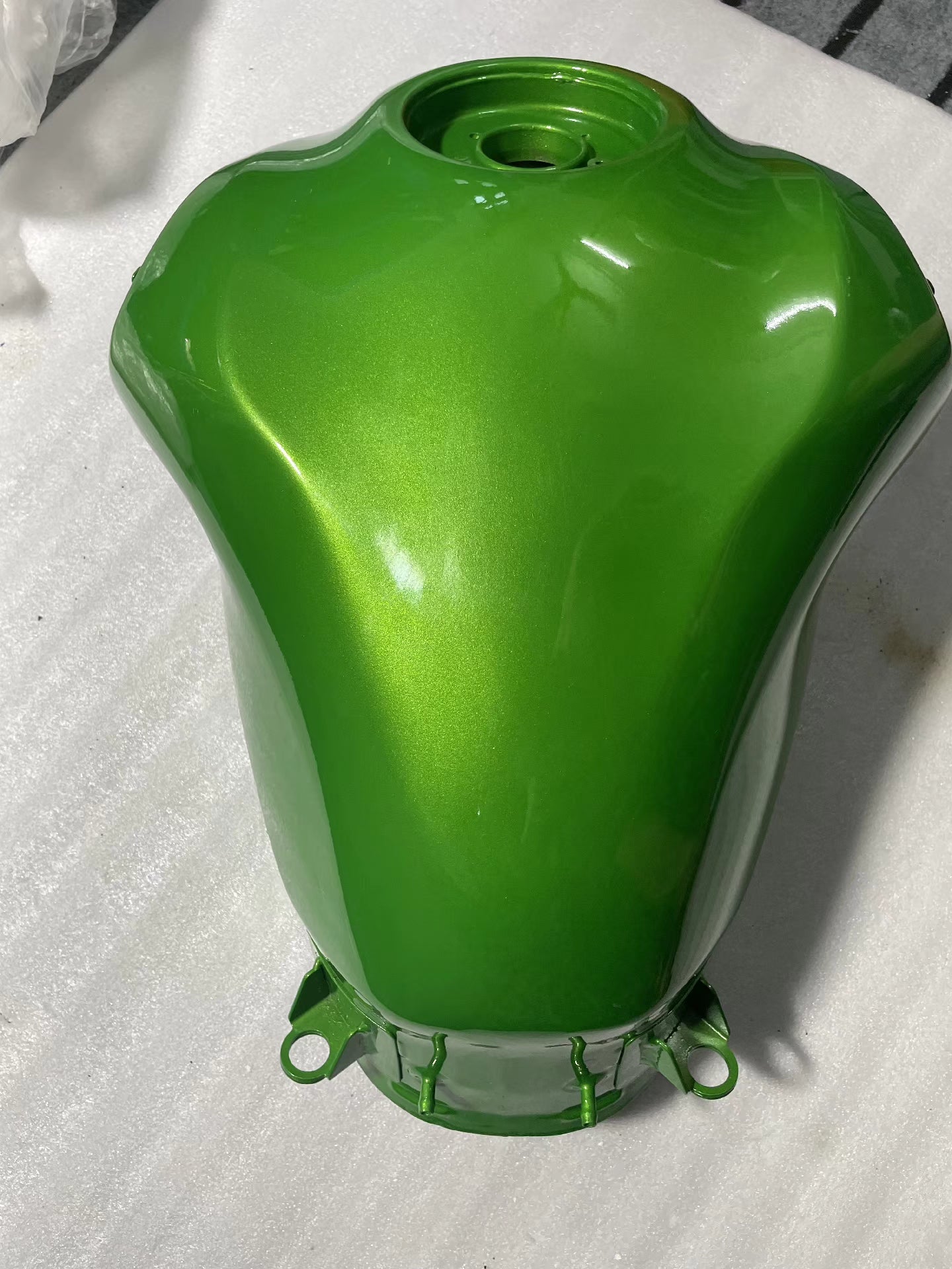 Used OEM Kawasaki Z900 Fuel Tank 2020-2023 - Repainted Candy Lime Green | Custom Build Ready