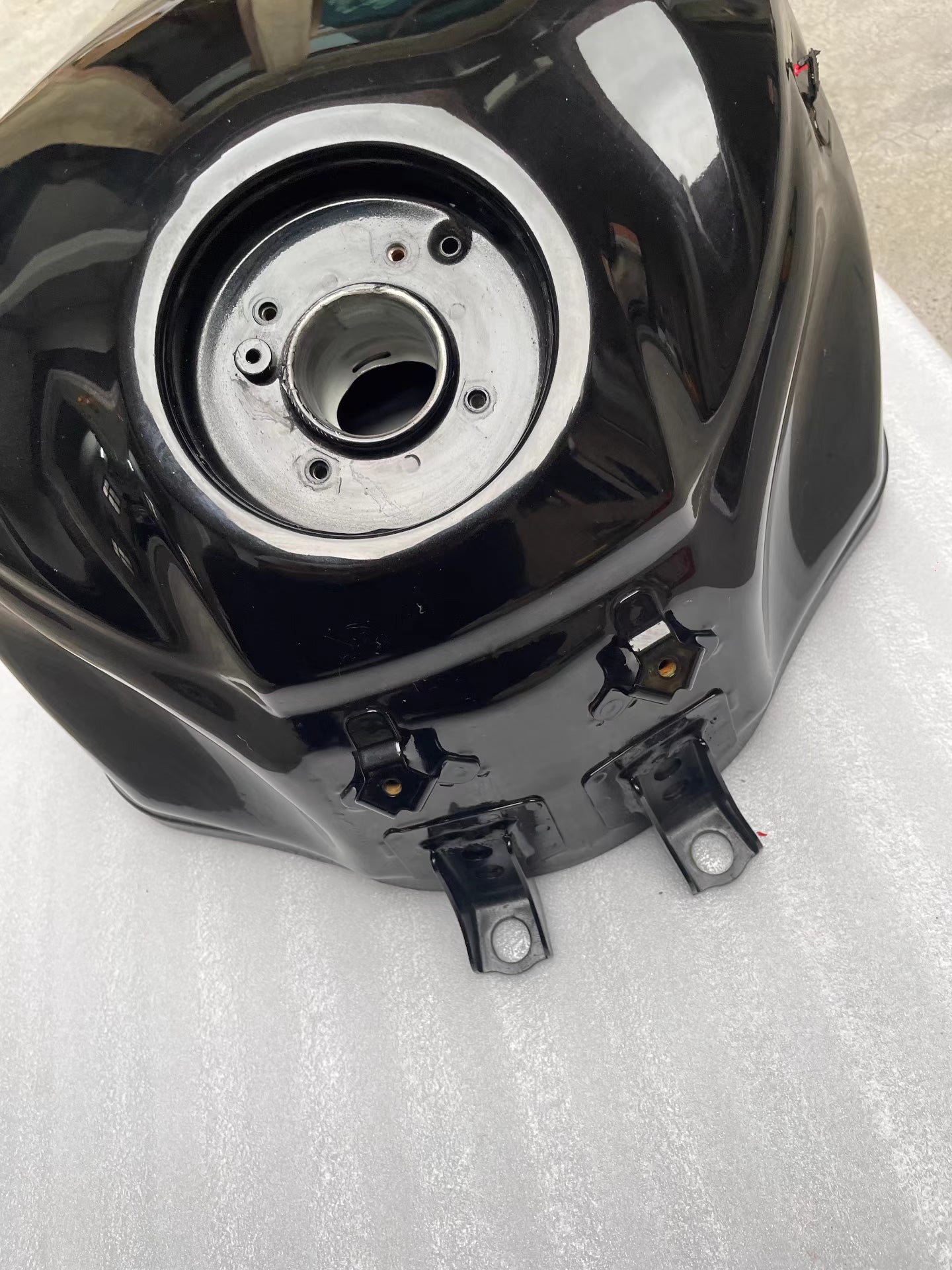 Used OEM Kawasaki Z900 Fuel Tank 2020-2023 - Repainted Gloss Black | Custom Build Ready