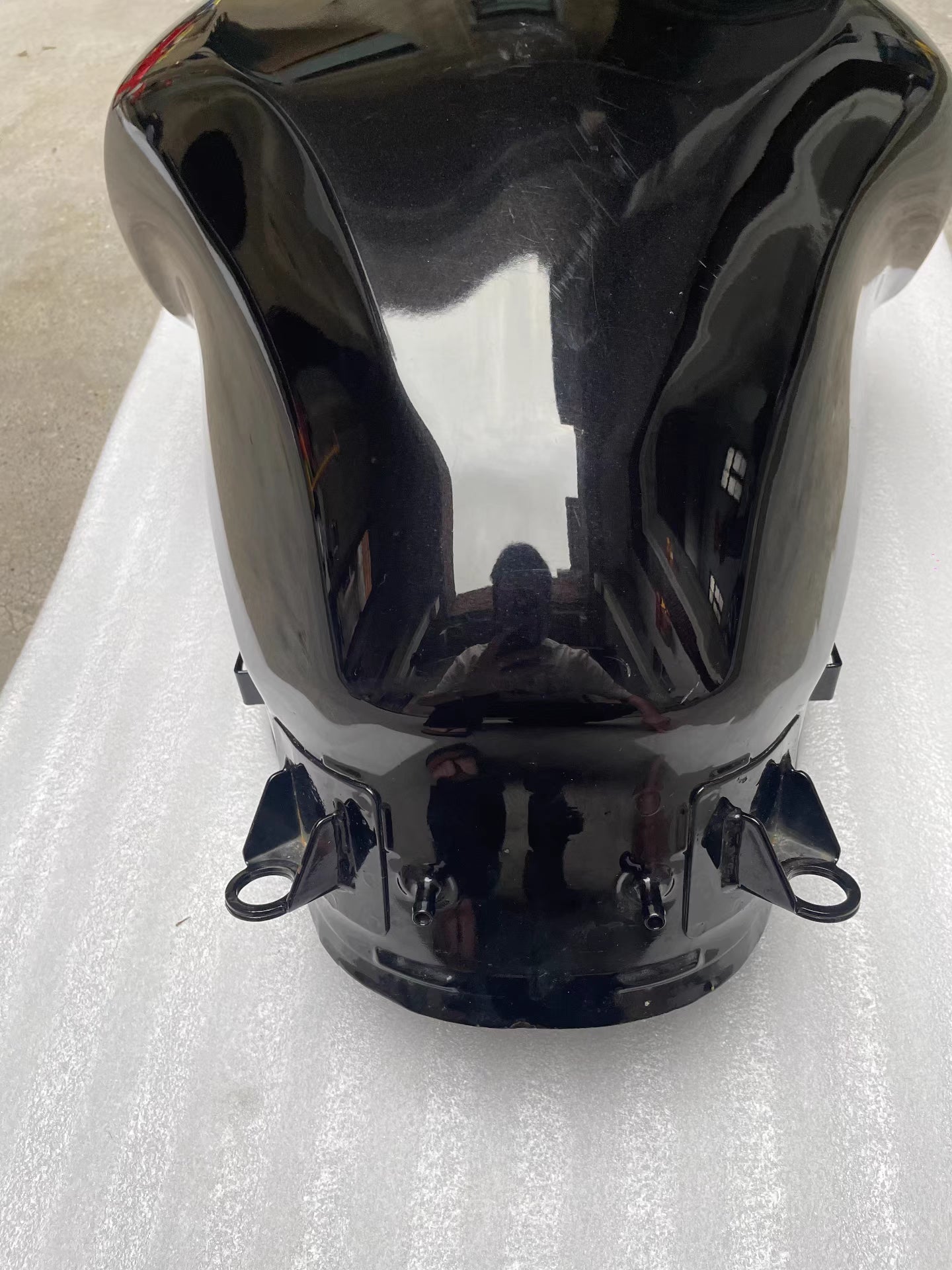 Used OEM Kawasaki Z900 Fuel Tank 2020-2023 - Repainted Gloss Black | Custom Build Ready