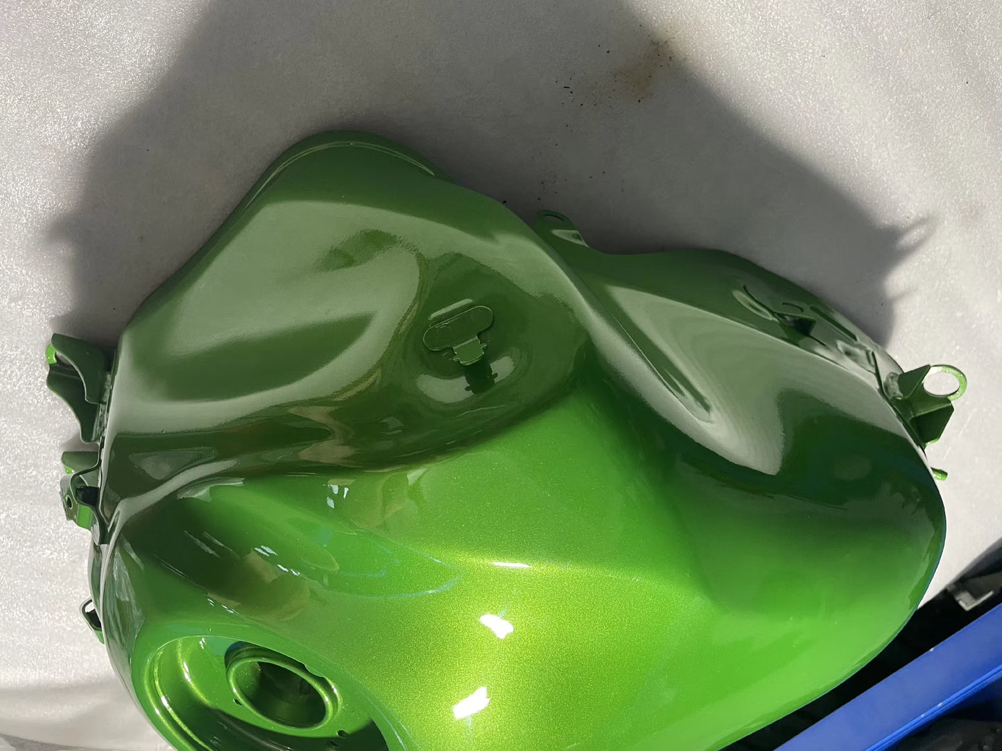 Used OEM Kawasaki Z900 Fuel Tank 2020-2023 - Repainted Candy Lime Green | Custom Build Ready