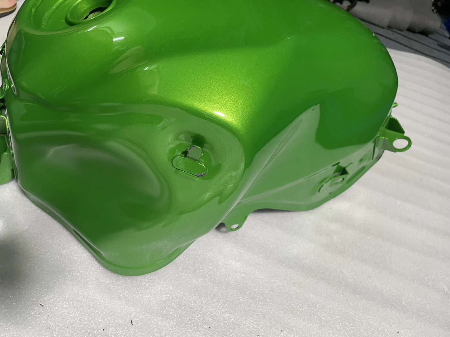 Used OEM Kawasaki Z900 Fuel Tank 2020-2023 - Repainted Candy Lime Green | Custom Build Ready