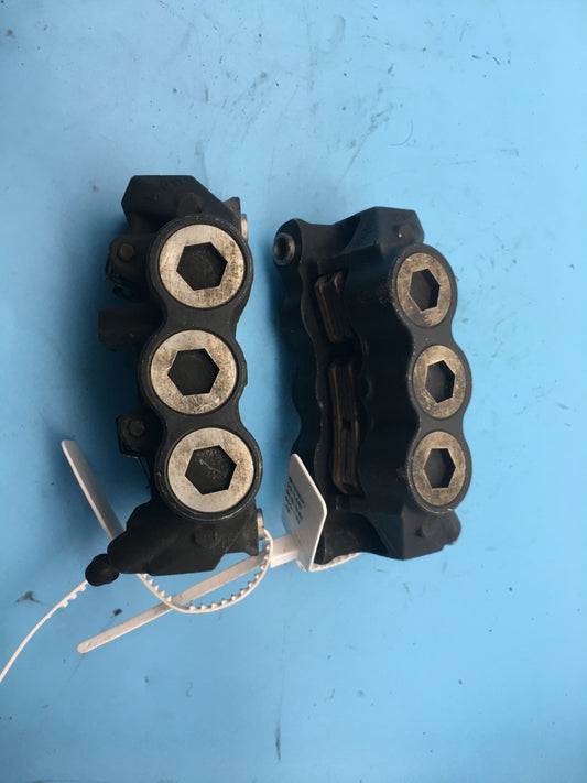 09-14 YAMAHA YZFR1 Right Left Front Brake Caliper Set A Pair Calipers