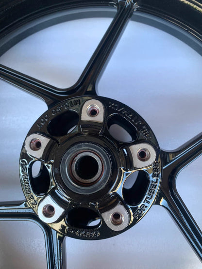 Genuine OEM Front Wheel Rim - Kawasaki Ninja 650 / Z650 (2017-2023) | Straight & Professionally Repainted