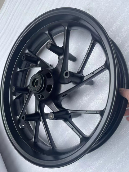 Honda CBR650F CB650F 2014-2016 front wheel rim OEM 44650-MJE-D01ZA repainted matte black
