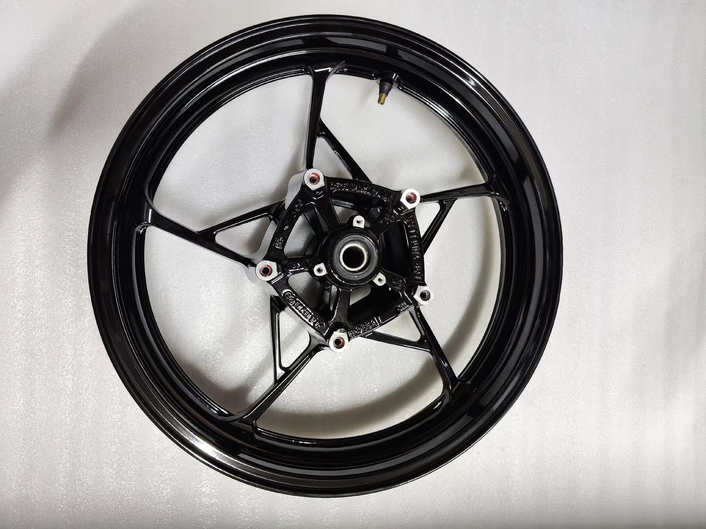 Kawasaki Ninja 650 Z650 2017-2023 front wheel rim OEM 41073-0702-QT repainted gloss black