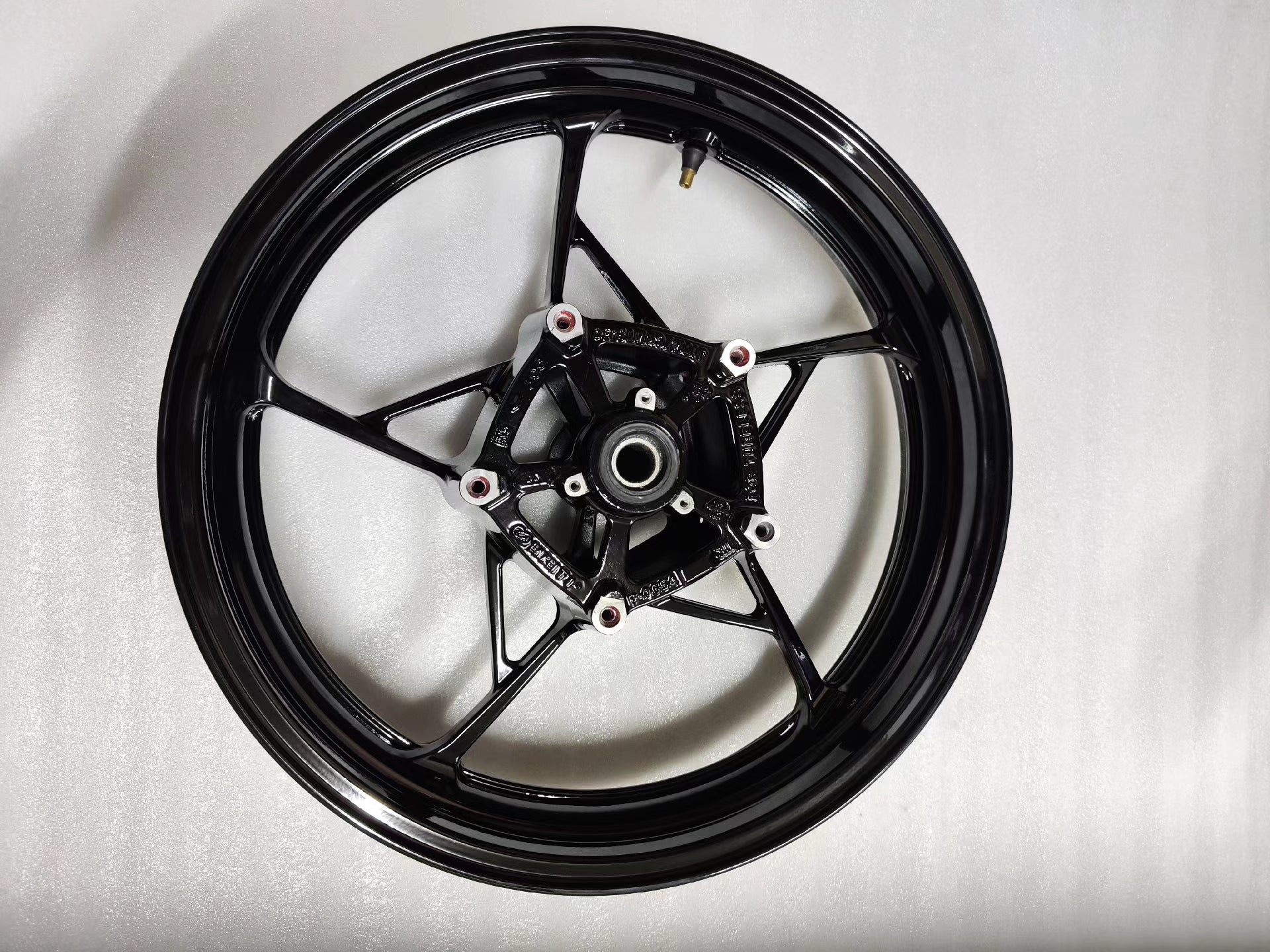 Kawasaki Ninja 650 Z650 2017-2023 front wheel rim OEM 41073-0702-QT repainted gloss black