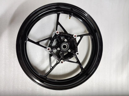 Kawasaki Ninja 650 Z650 2017-2023 front wheel rim OEM 41073-0702-QT repainted gloss black