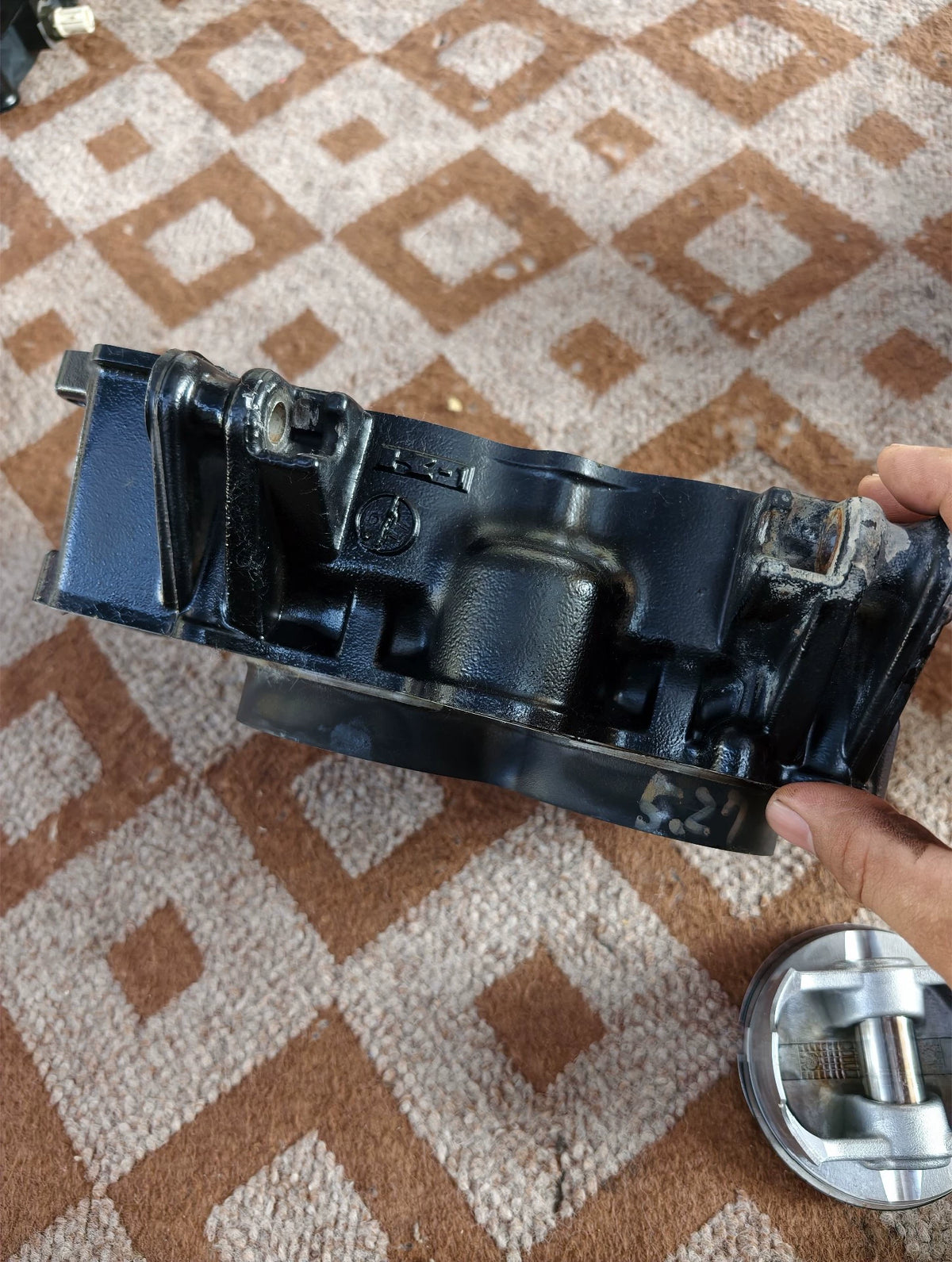 Used OEM Kawasaki Ninja 650 Z650 Cylinder Barrel with Piston OEM 110050666 PN:11 — Photo 6 of 7